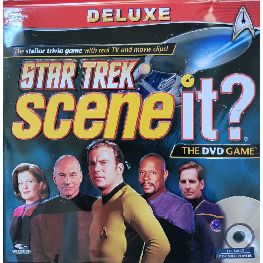 Vintage STAR TREK SCENE IT Limited Edition in TIN 100% Complete Board Game